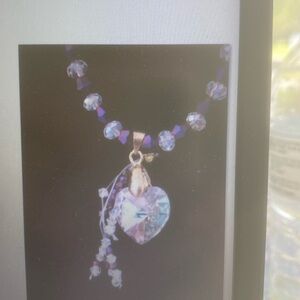 Purple Rain necklace, earrings and bracelet by “B” ‘s gallery—one of a kind